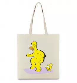 Эко-сумка Барт переможець Бежевый фото