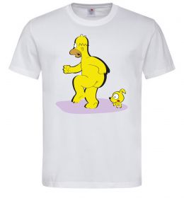 Чоловіча футболка Гомер і пес