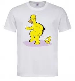 Мужская футболка Ліса та Барт Лимонный фото