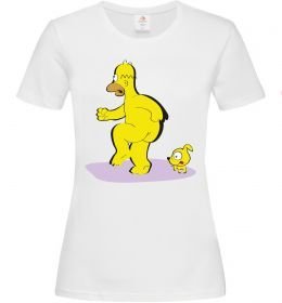 Женская футболка Гомер і пес Женская футболка Гомер і пес