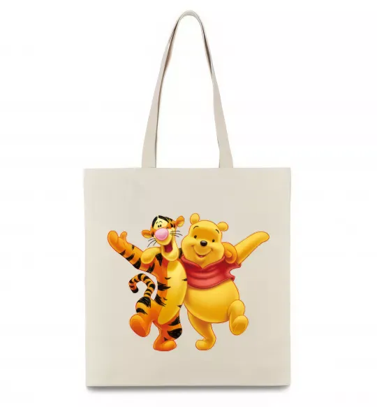 Эко-сумка Вінні Пух Бежевый фото