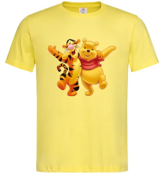 Мужская футболка Вінні Пух Лимонный фото