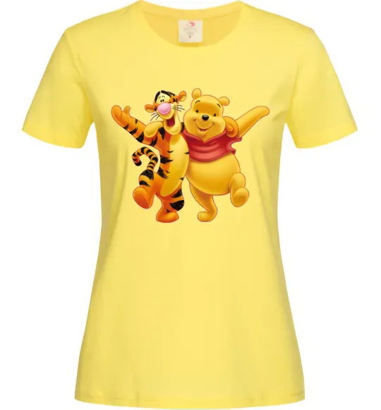 Жіноча футболка Вінні Пух Лимонний фото