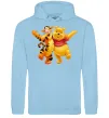 Жіноча толстовка (худі) Вінні Пух Блакитний фото