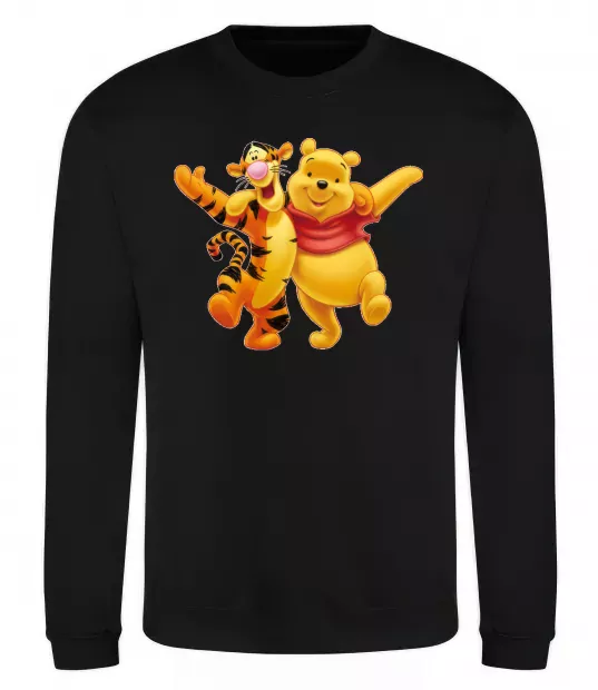 Свитшот Вінні Пух Черный фото