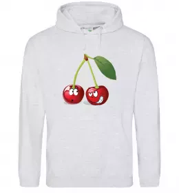 Мужская толстовка (худи) We bare bears Серый меланж фото