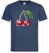 Чоловіча футболка Вишня Темно-синій фото