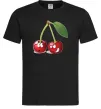 Чоловіча футболка Вишня Чорний фото