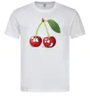 Чоловіча футболка Вишня Білий фото