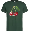 Чоловіча футболка Вишня Темно-зелений фото