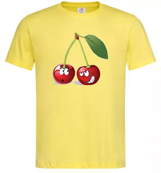 Чоловіча футболка Вишня Лимонний фото