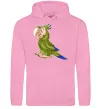 Чоловіча толстовка (худі) Папуга Рожевий фото