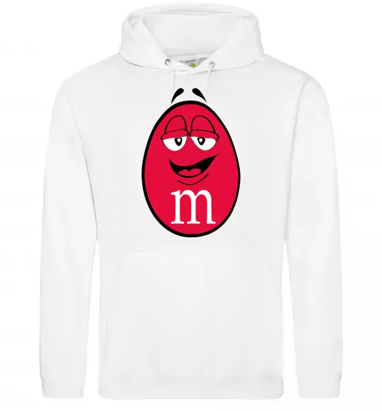 Чоловіча толстовка (худі) M&M'S BOY Білий фото