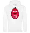 Чоловіча толстовка (худі) M&M'S BOY Білий Чоловіча толстовка (худі) M&M'S BOY Білий фото