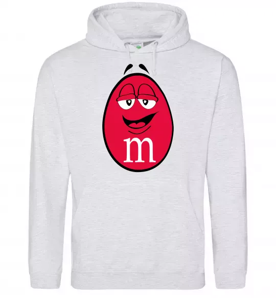 Чоловіча толстовка (худі) M&M'S BOY Сірий меланж фото