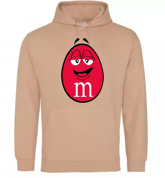 Чоловіча толстовка (худі) M&M'S BOY Пісочний фото