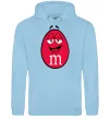Мужская толстовка (худи) M&M'S BOY Голубой Мужская толстовка (худи) M&M'S BOY Голубой фото