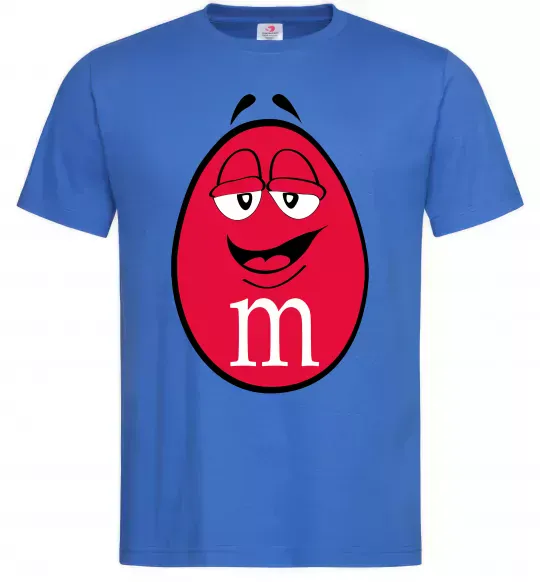 Чоловіча футболка M&M'S BOY Яскраво-синій фото
