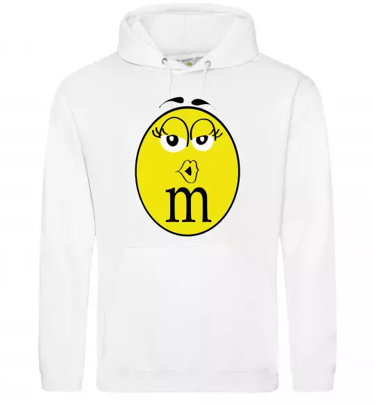 Жіноча толстовка (худі) M&M'S GIRL Білий фото