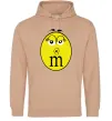 Жіноча толстовка (худі) M&M'S GIRL Пісочний фото