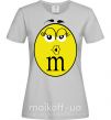 Жіноча футболка M&M'S GIRL Сірий фото