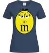 Женская футболка M&M'S GIRL Темно-синий фото