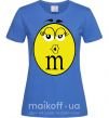 Женская футболка M&M'S GIRL Ярко-синий фото