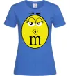 Женская футболка M&M'S GIRL Ярко-синий фото