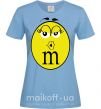 Жіноча футболка M&M'S GIRL Блакитний фото