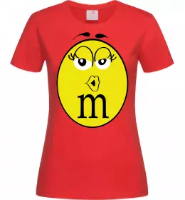 Женская футболка M&M'S GIRL Красный фото