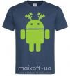 Чоловіча футболка New year Android Темно-синій фото