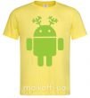 Чоловіча футболка New year Android Лимонний фото