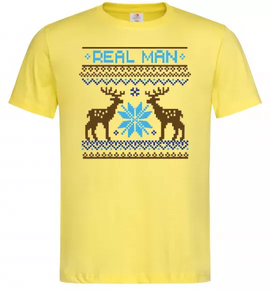 Чоловіча футболка REAL MAN Лимонний фото