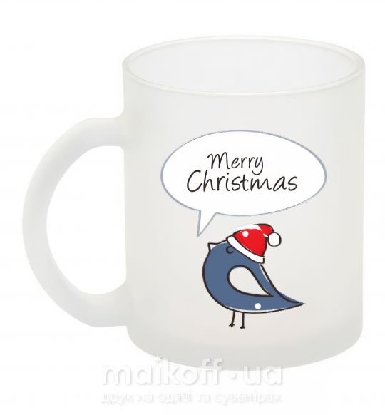 Чашка скляна CHRISTMAS BIRD 2 Фроузен фото