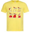 Чоловіча футболка П'яний Дід Мороз Лимонний фото