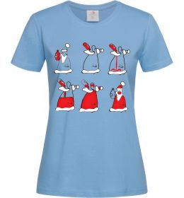 Жіноча футболка П'яний Дід Мороз