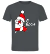 Мужская футболка Є щось? Дід Мороз Графит фото