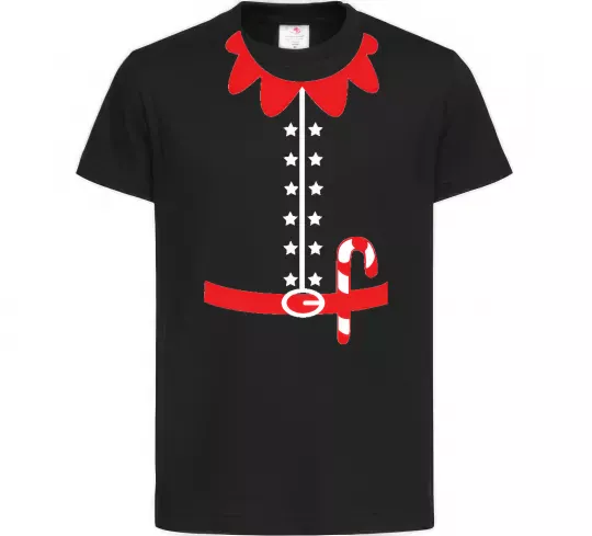 Детская футболка Костюм Ельфа Черный фото