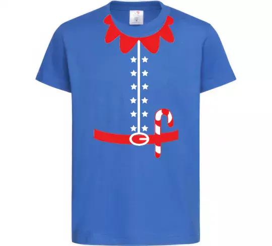 Детская футболка Костюм Ельфа Ярко-синий фото