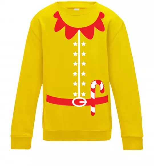 Детский Свитшот Костюм Ельфа Солнечно желтый фото