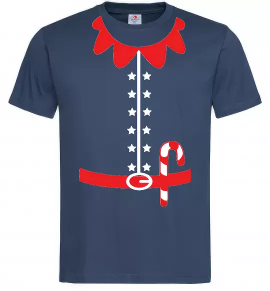 Чоловіча футболка Костюм Ельфа Темно-синій фото