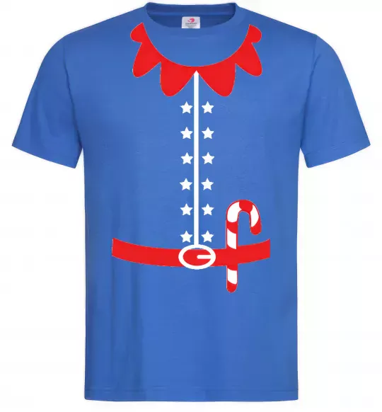 Чоловіча футболка Костюм Ельфа Яскраво-синій фото