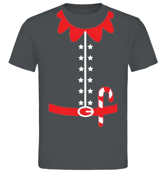 Чоловіча футболка Костюм Ельфа Графіт фото