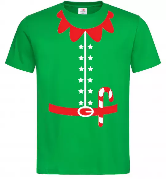 Чоловіча футболка Костюм Ельфа Зелений фото