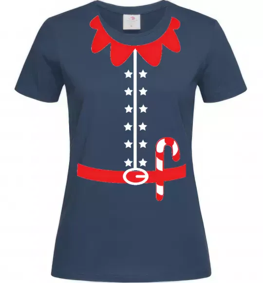 Женская футболка Костюм Ельфа Темно-синий фото