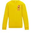 Детский Свитшот Новорічний Пряник ВИШИВКА Солнечно желтый фото