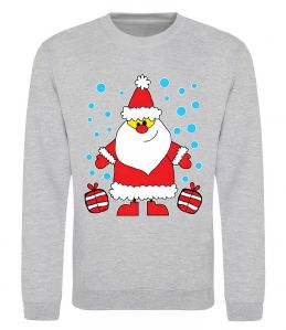 Свитшот Дід Мороз з подарунком