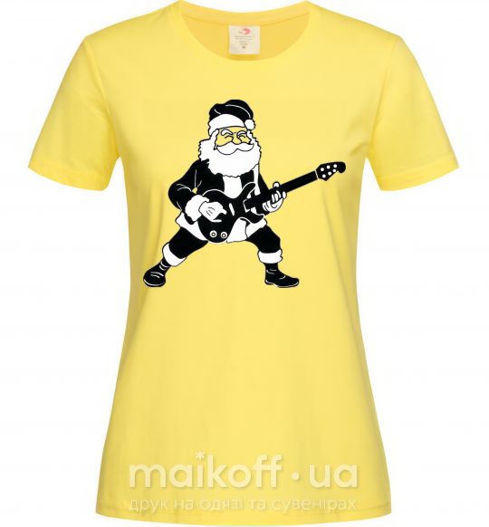 Женская футболка SANTA ROCK Лимонный фото