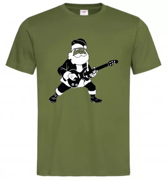 Мужская футболка SANTA ROCK Оливковый фото