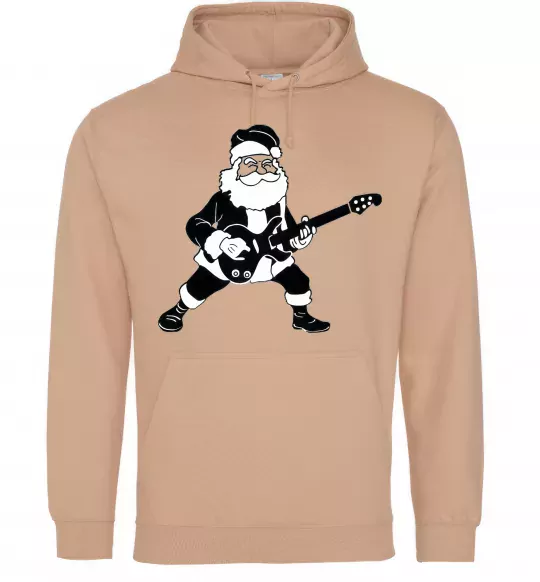 Мужская толстовка (худи) SANTA ROCK Песочный фото